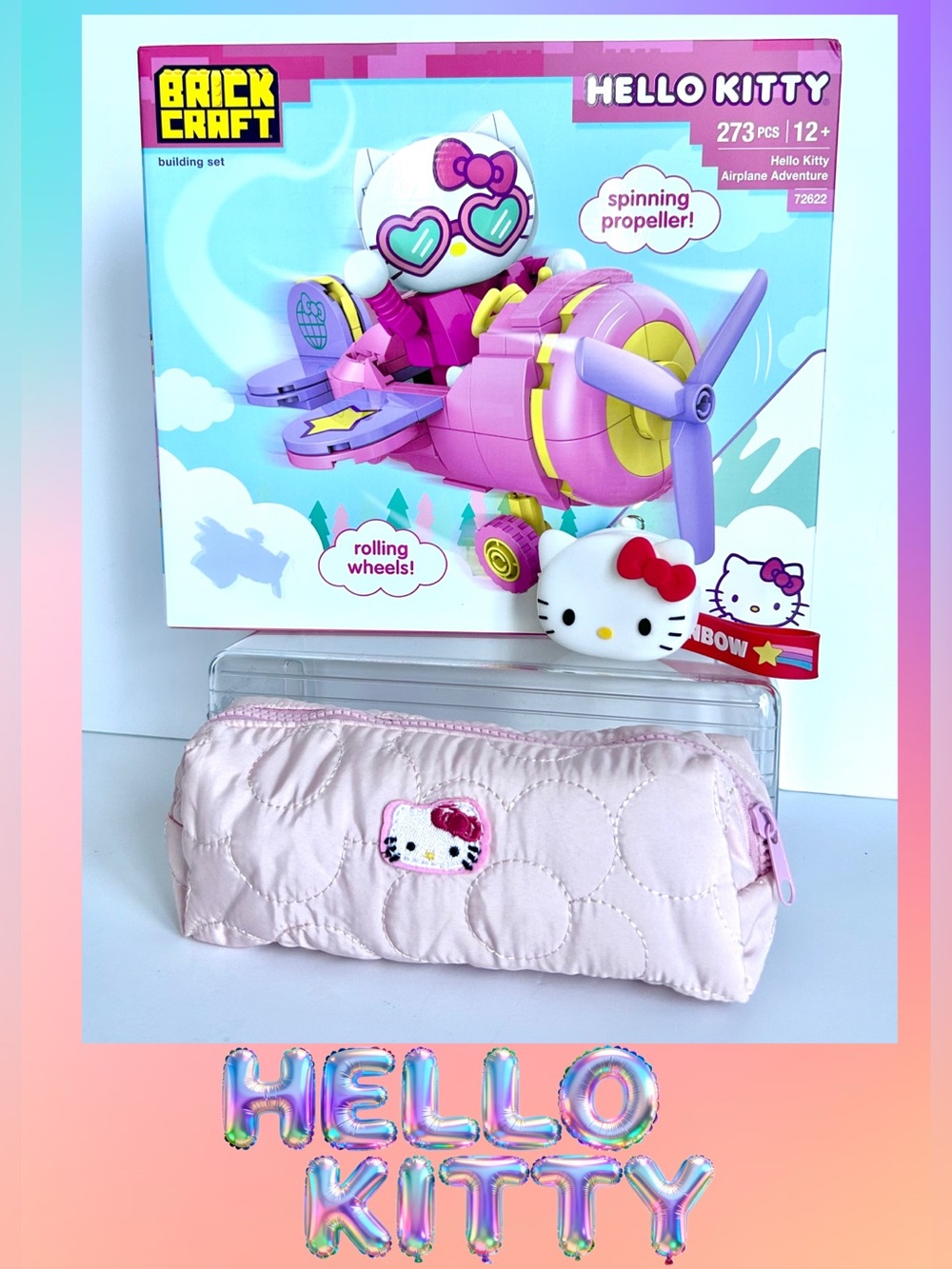 🩷(HK378) Hello Kitty Adorable 3-Piece Fun Bundle! - Picture 1 of 8